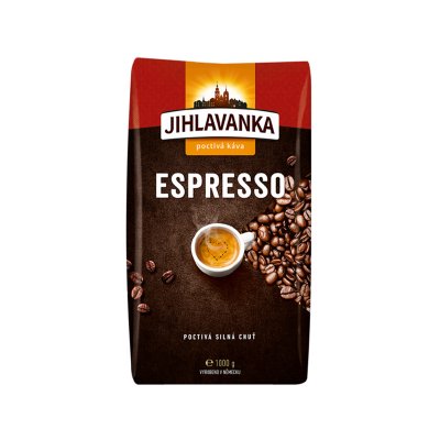 Jihlavanka Espresso zrnková káva 1 kg